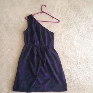 Express Size Small, One-Shoulder mid length dress NWOT